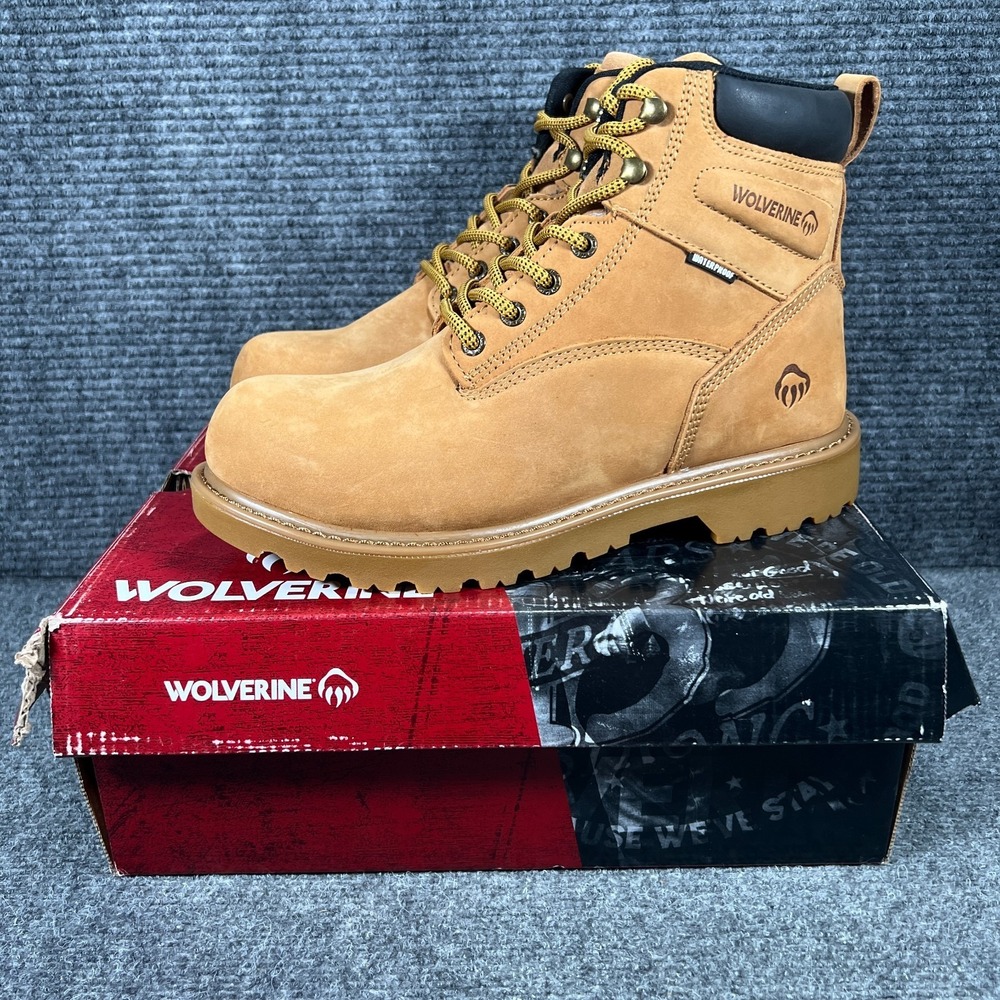 Wolverine Floorhand Boots Womens 10 Brown‎ Insulated Steel Toe Work Slip Oil Res